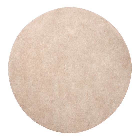 Gulvtæppe VASCO Beige ø 140 cm Uld
