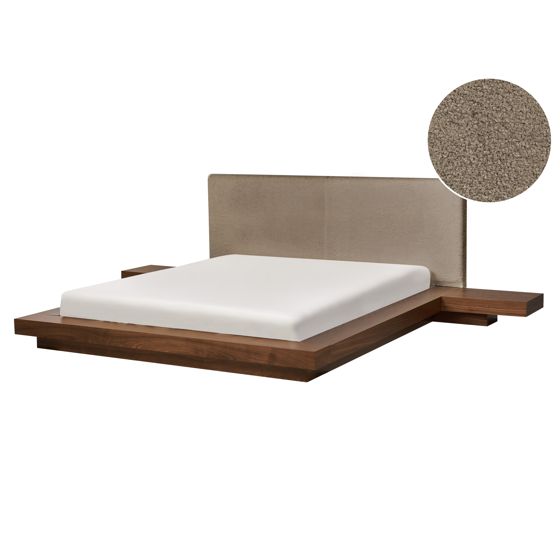 Vandseng Boucle ZEN 160 x 200 cm Brun ask