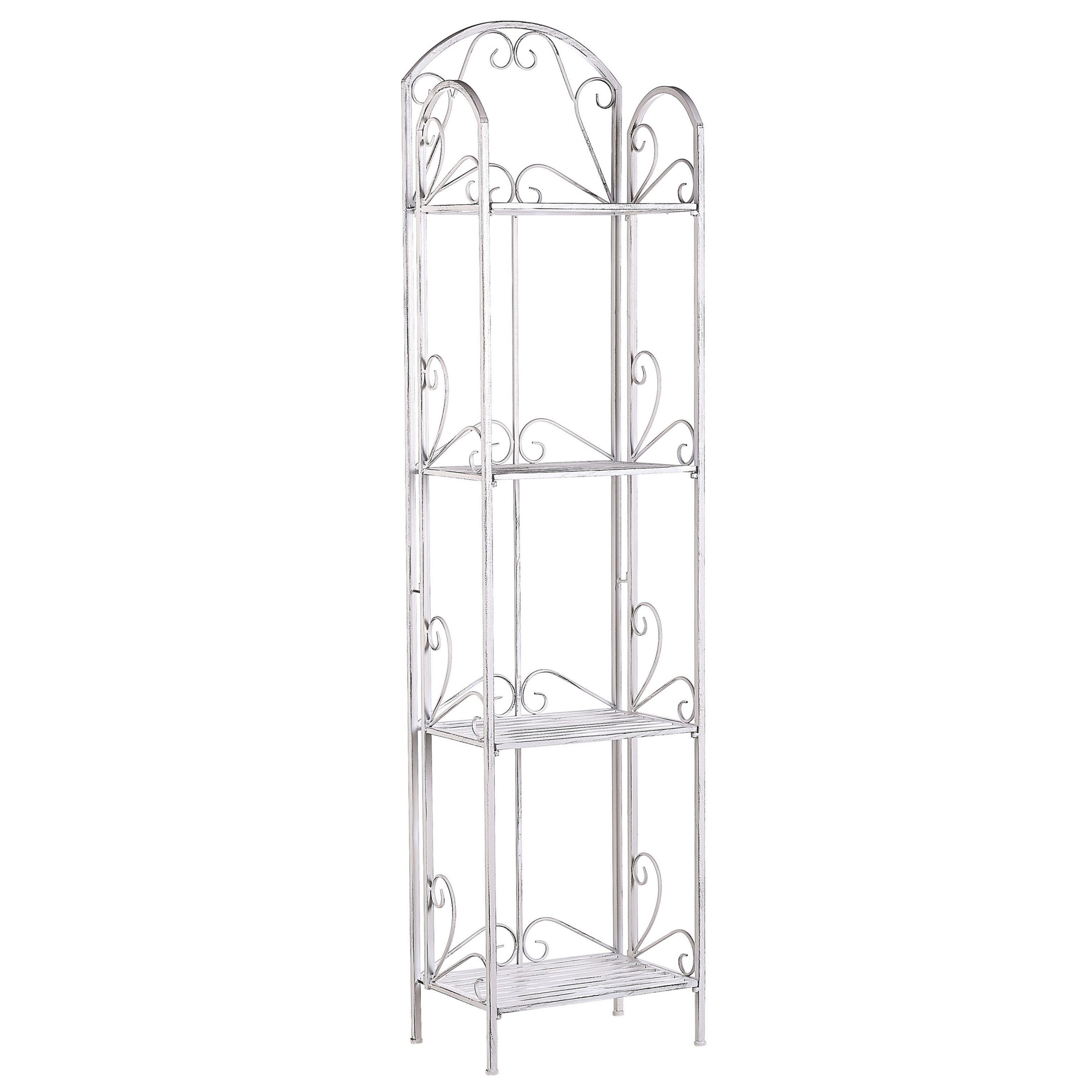 Reol VALDIVIA 40 cm 166 cm Metal Hvid
