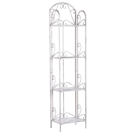 Reol VALDIVIA 40 cm 166 cm Metal Hvid