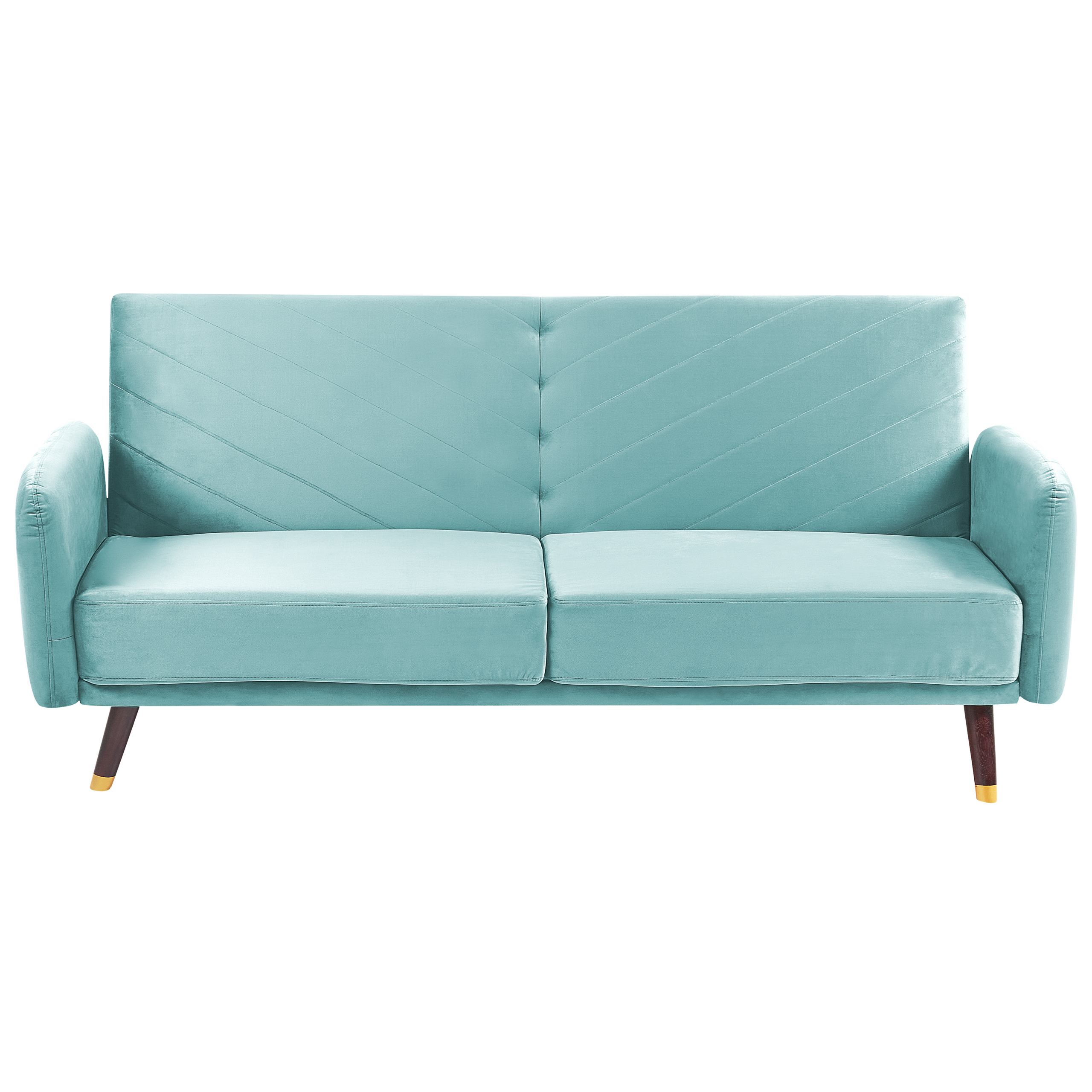 Sovesofa 3 personers SENJA Velour Himmelblå