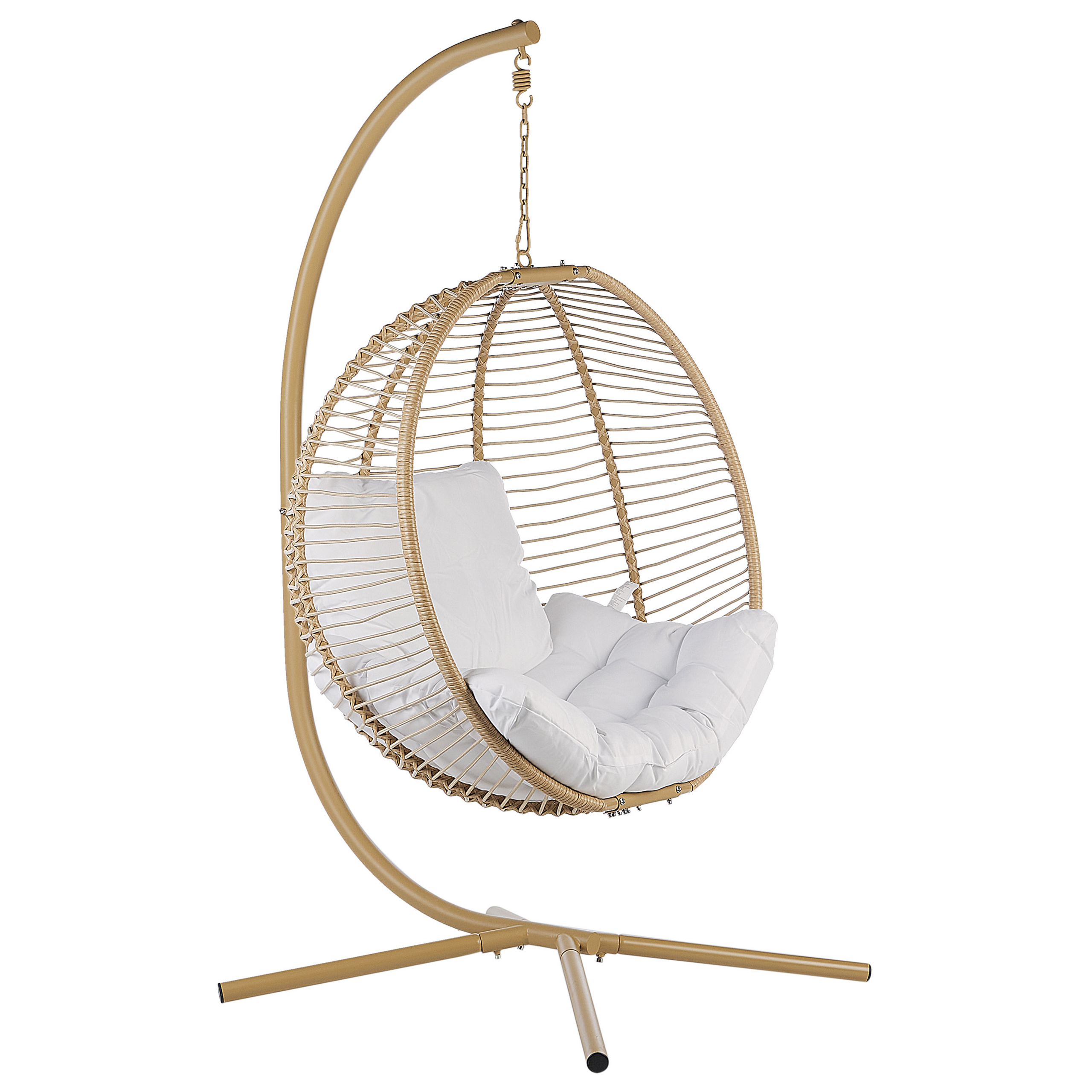 Hængestol med stativ ARCO Metal Beige