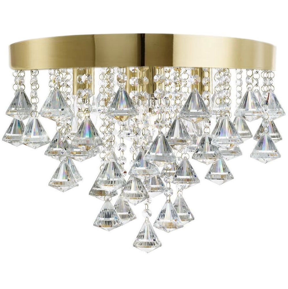 TOOLIGHT hængende loftlampe APP1655-3CP Guld 30x30x23cm
