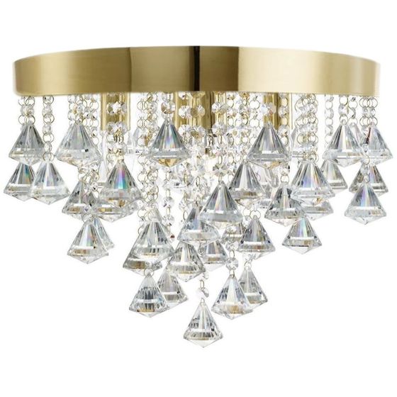 TOOLIGHT hængende loftlampe APP1655-3CP Guld 30x30x23cm