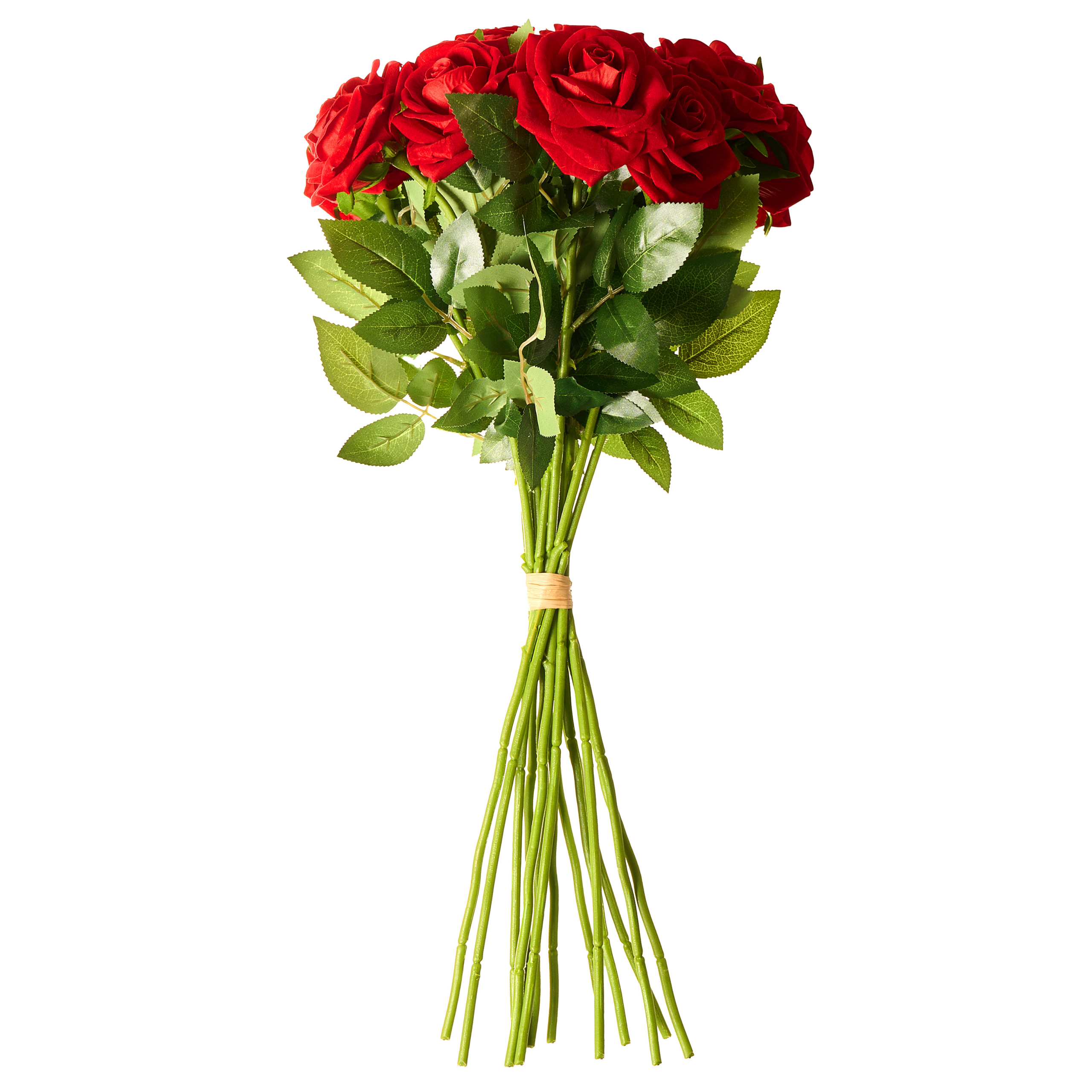 Kunstig blomsterbuket MAFRA 60 cm Rød