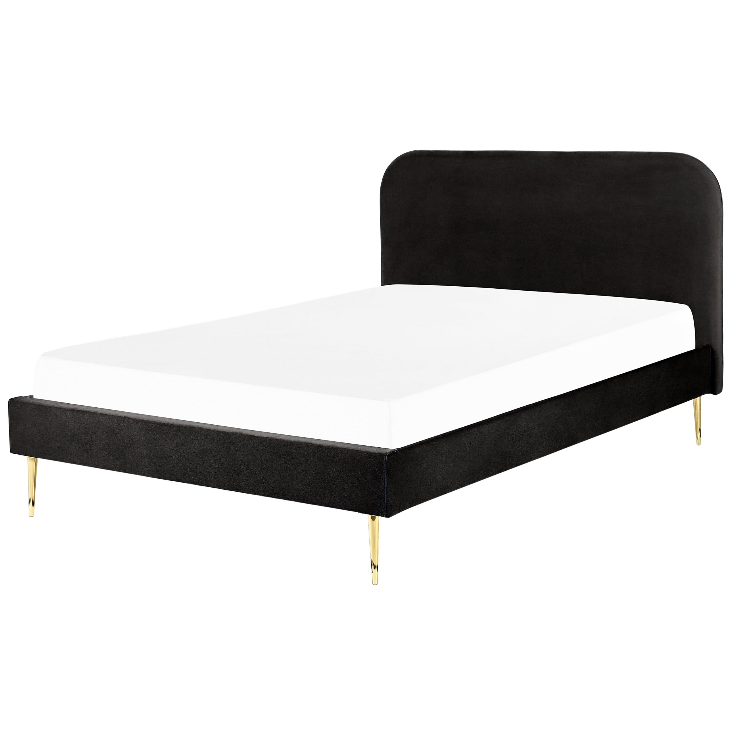 Seng Velour FLAYAT 140 x 200 cm Sort