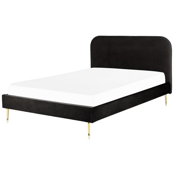Seng Velour FLAYAT 140 x 200 cm Sort
