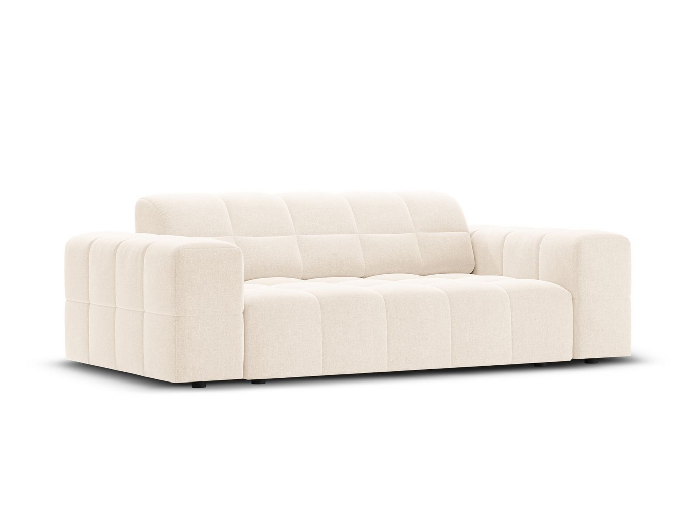 Cosmopolitan Design sofa, "Chicago", 2-personers, 178 × 102 × 78 cm, Haga, sorte plastben