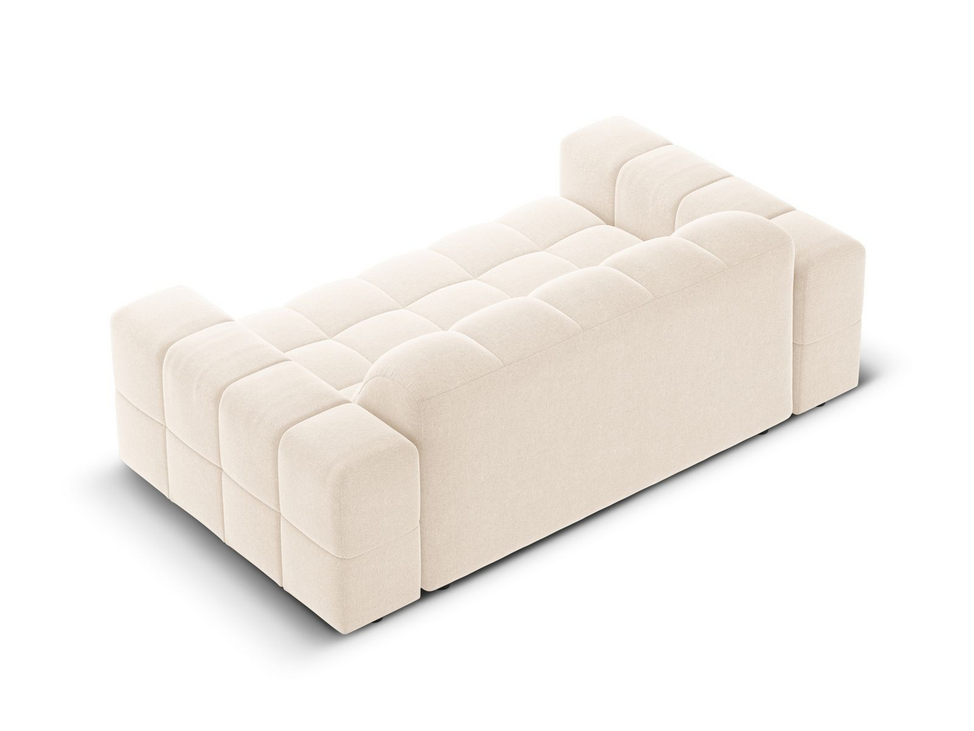 Cosmopolitan Design sofa, "Chicago", 2-personers, 178 × 102 × 78 cm, Haga, sorte plastben