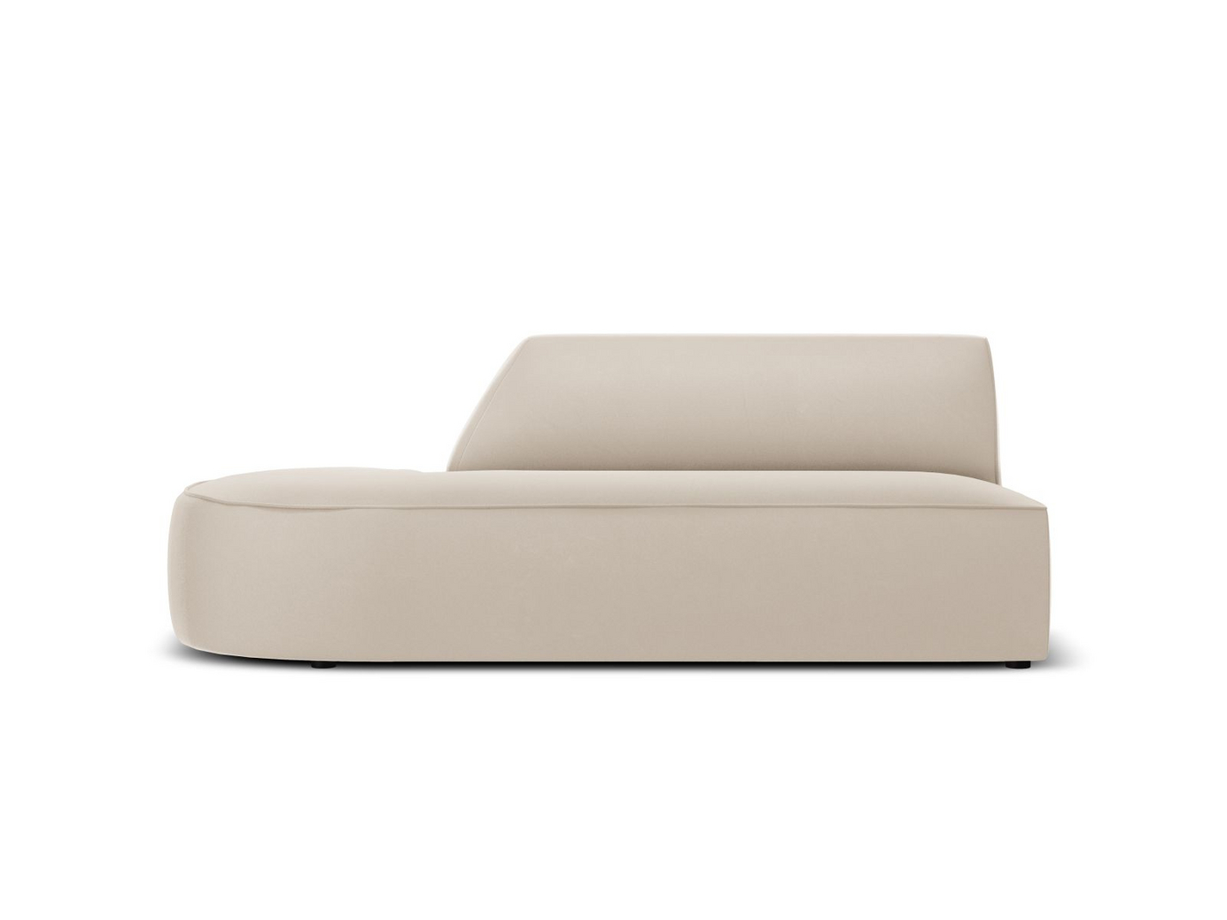 Cosmopolitan Design venstrevendt velourmodulsofa, 