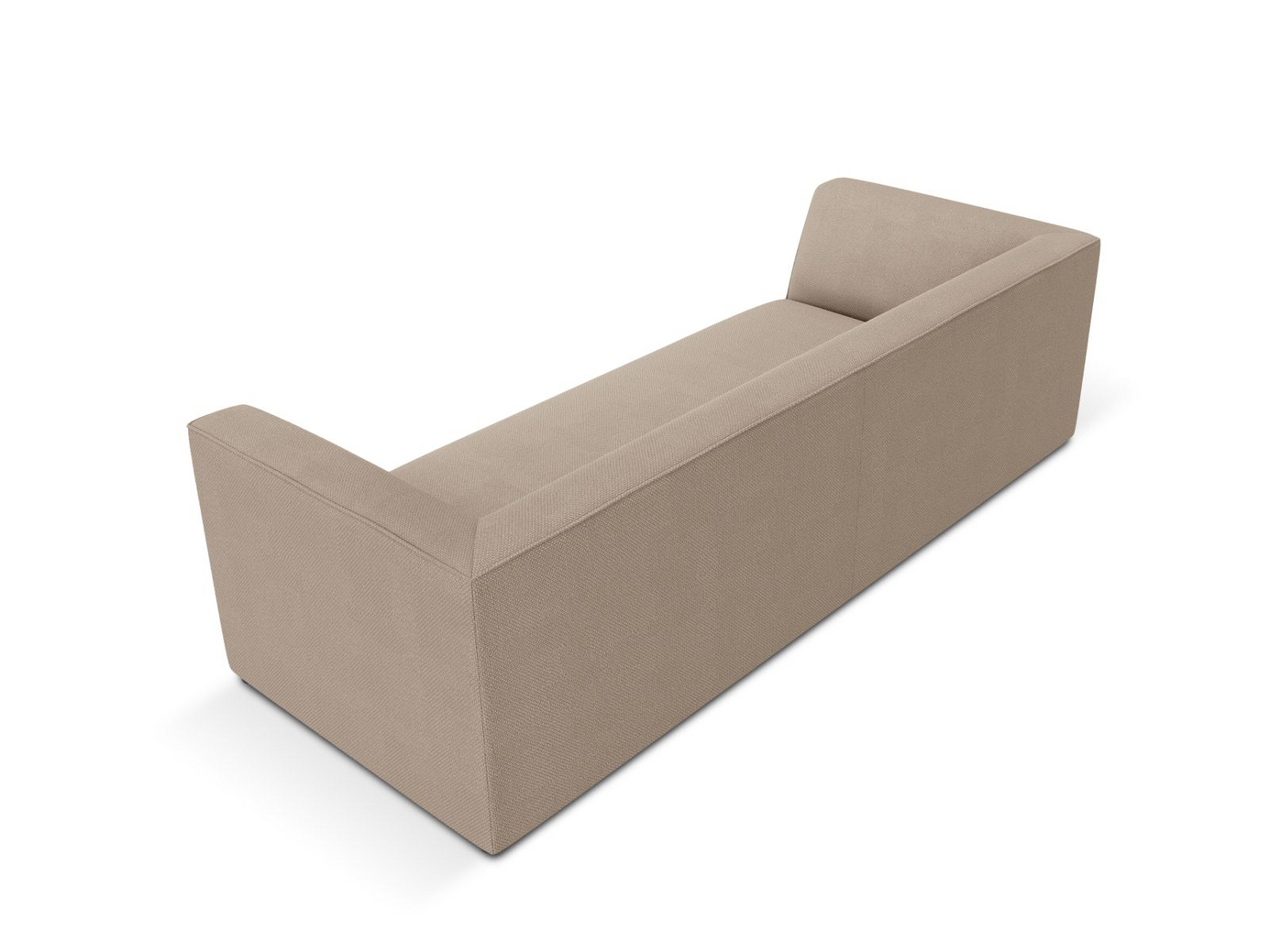 Cosmopolitan Design sofa, "Siena", 3-personers, 232 × 92 × 69 cm, Ottawa, sorte plastben