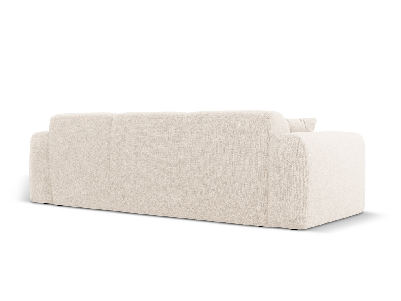 Cosmopolitan Design sofa, "Nolio", 3-personers, 235 × 95 × 72 cm, Haga, sorte plastben