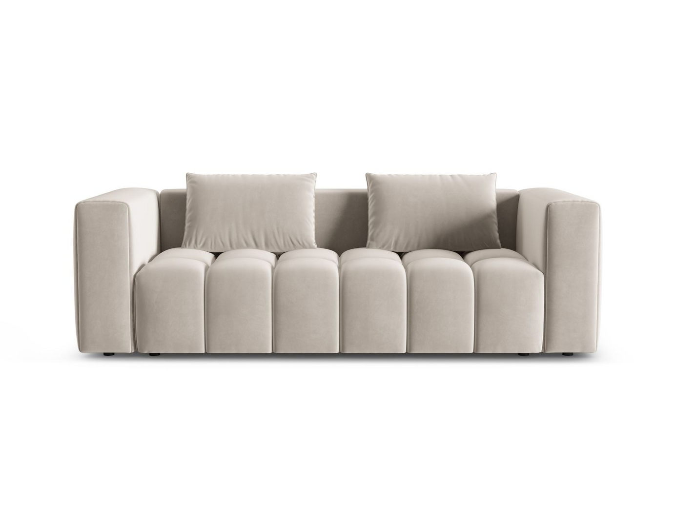 Cosmopolitan Design veloursovesofa med opbevaring, 