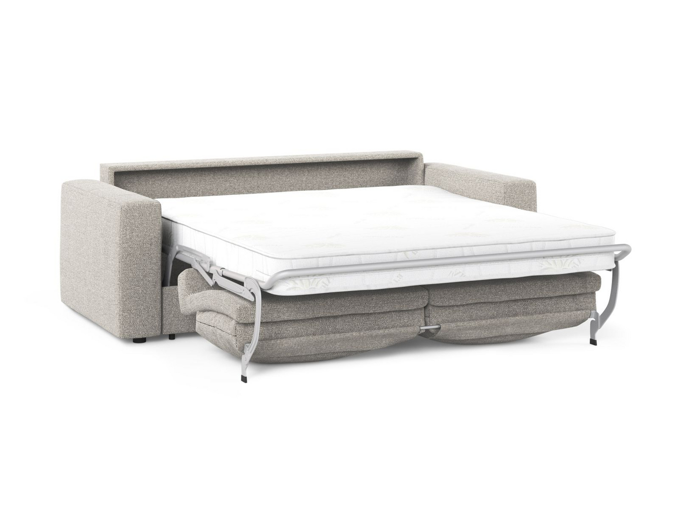 Cosmopolitan Design sovesofa, "Grena", 3-personers, 205 × 100 × 90 cm, BABEL, sorte plastben