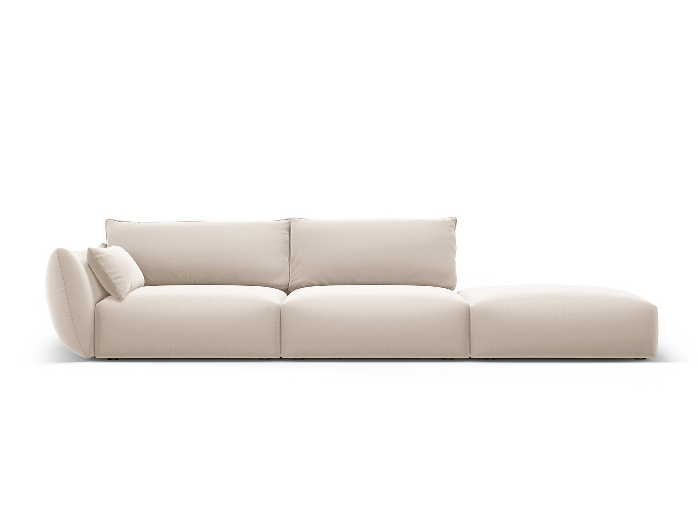 Cosmopolitan Design højrevendt veloursofa, 