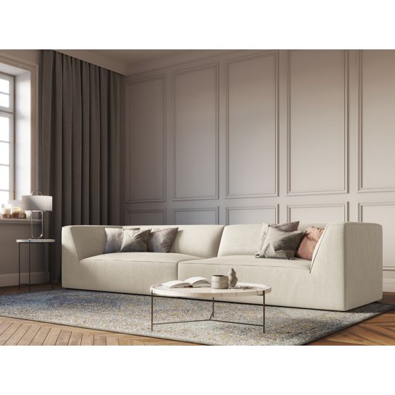 TV-bord DETROIT Brun/hvid