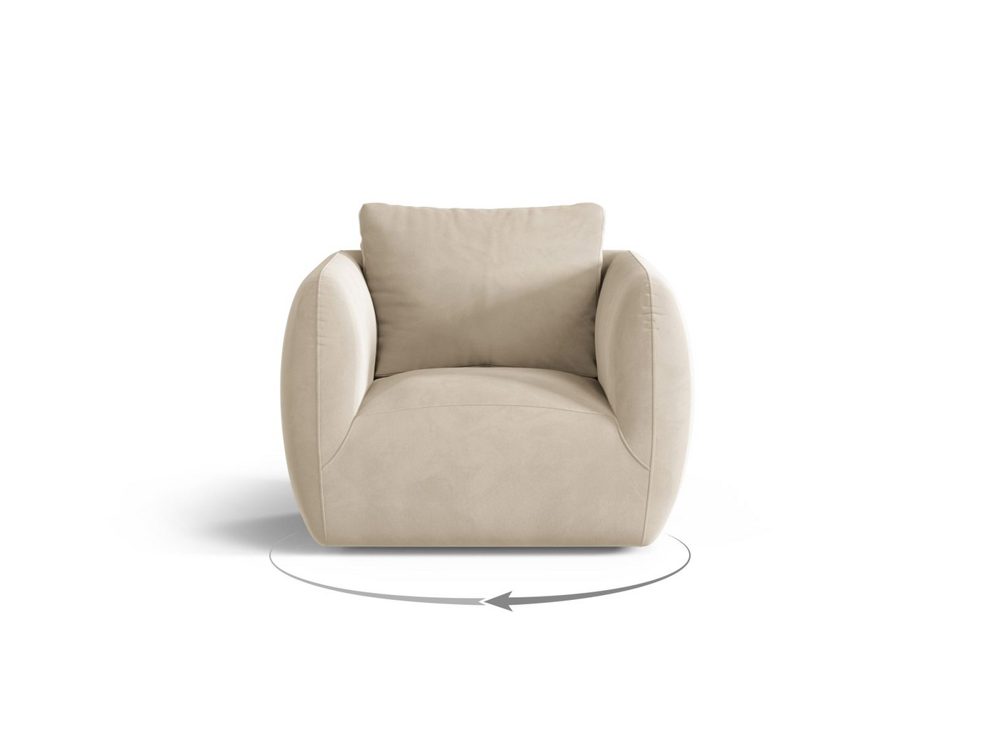 Cosmopolitan Design velourlænestol, 