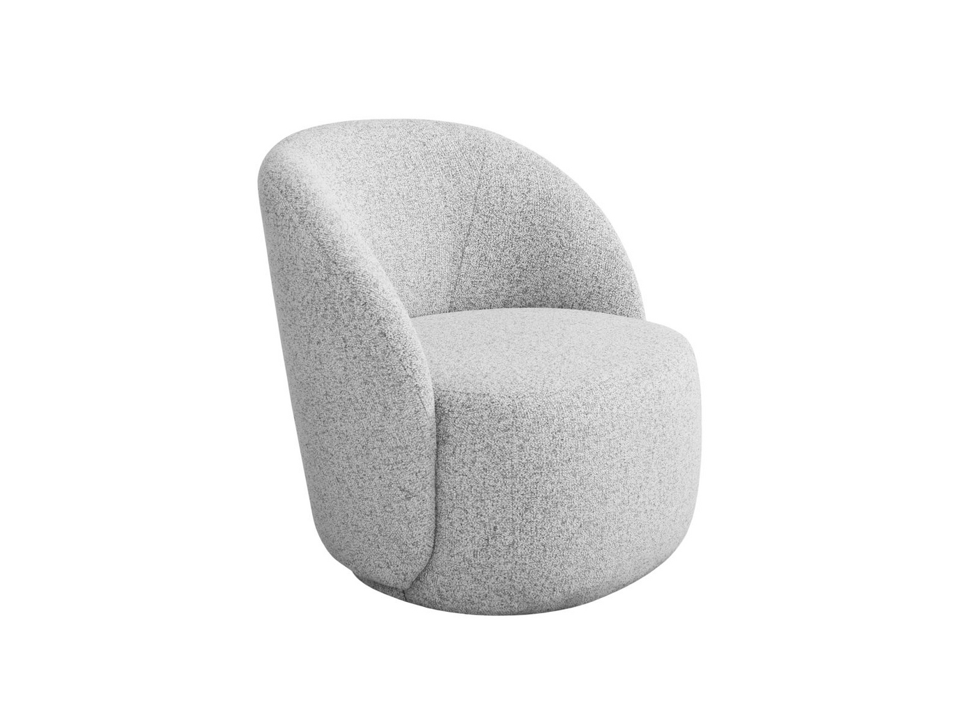 Cosmopolitan Design lænestol, "Bari", 1-personers, 86 × 72 × 80 cm, Puente, sorte plastben