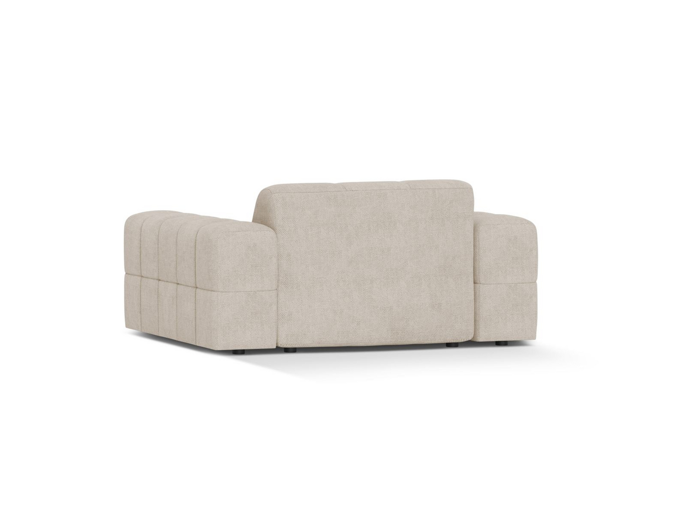 Cosmopolitan Design lænestol, "Chicago", 1-personers, 132 × 102 × 78 cm, Eden 10, sorte plastben