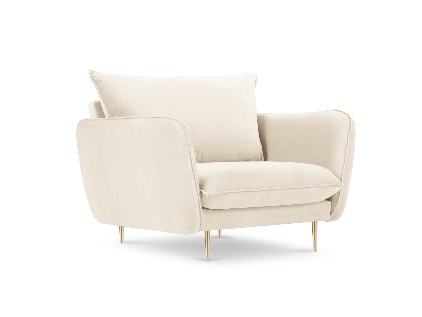 Cosmopolitan Design velourlænestol, 