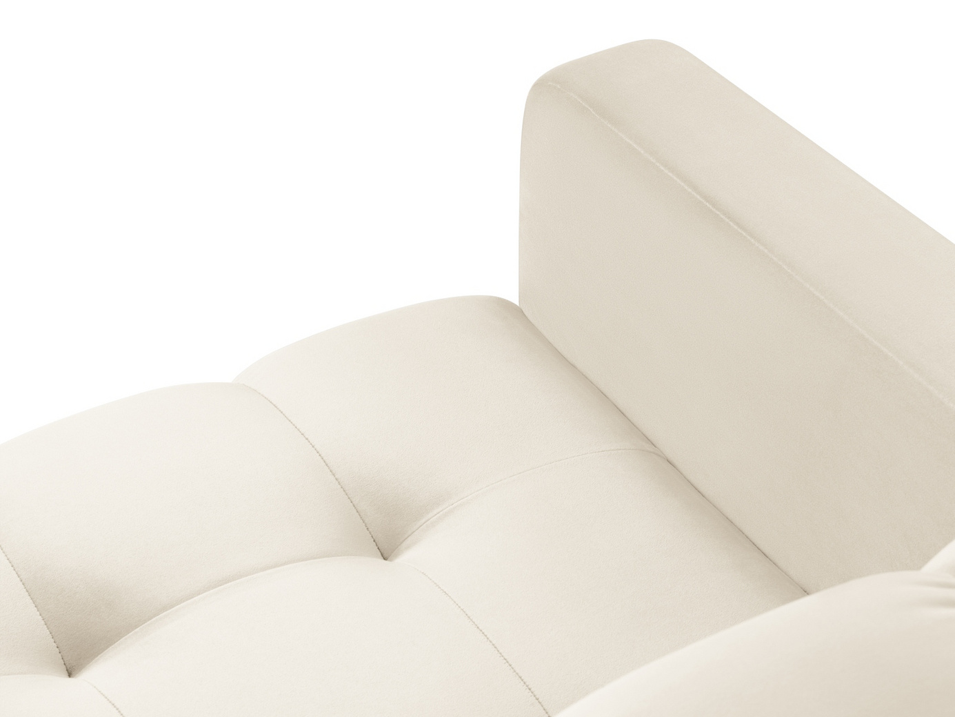 Cosmopolitan Design velourlænestol, "Bali", 1-personers, 87 × 96 × 75 cm, Bluvel, guldfarvede metalben