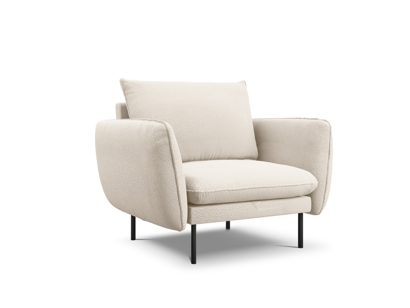 Cosmopolitan Design bouclé-lænestol, 