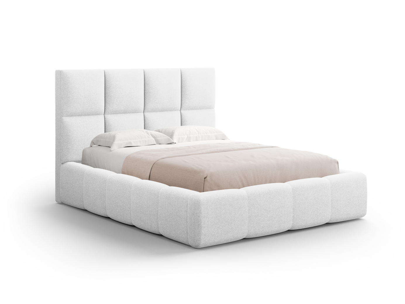 Cosmopolitan Design seng med opbevaring og sengegavl, 