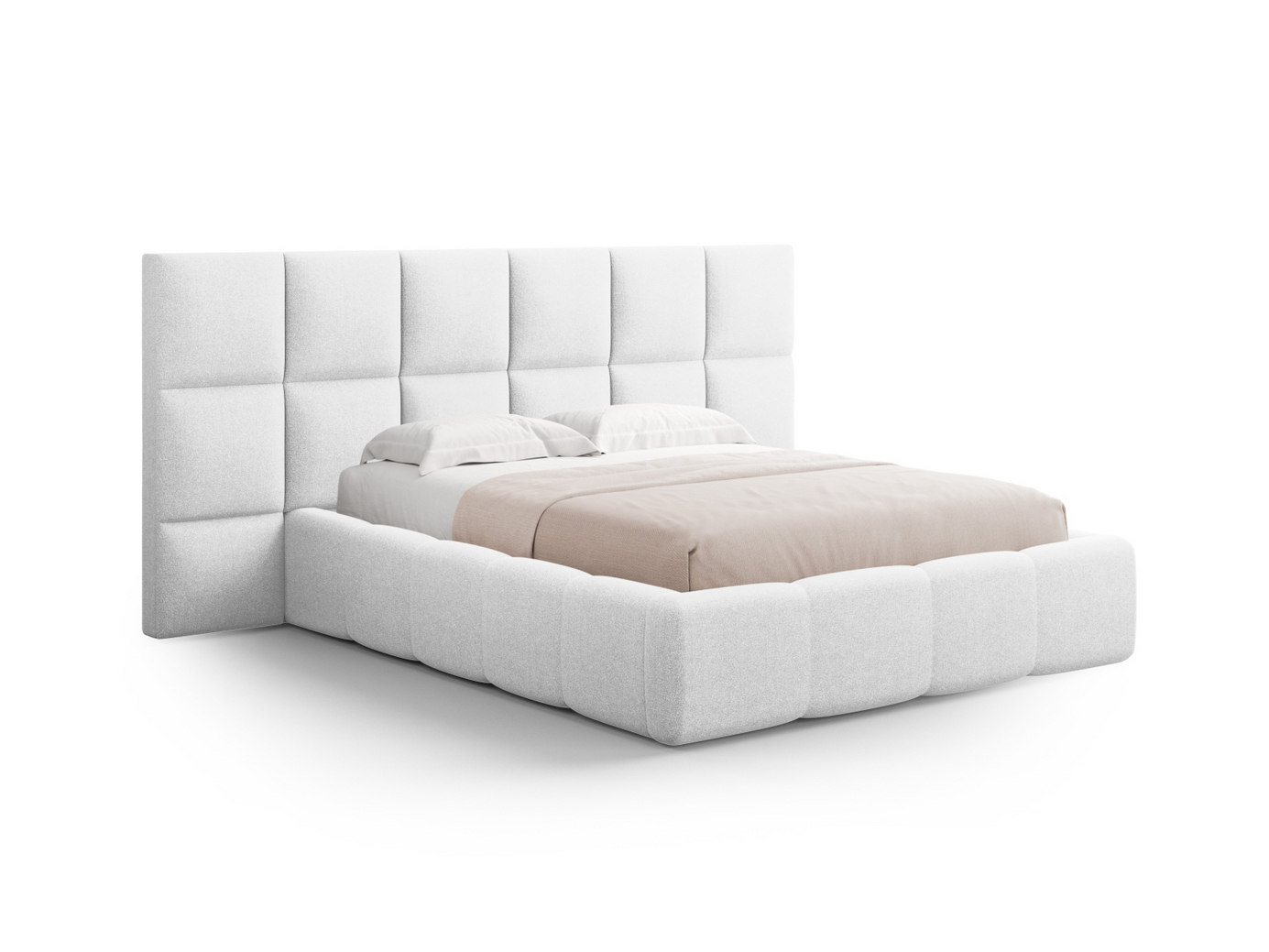 Cosmopolitan Design seng med opbevaring og sengegavl, 
