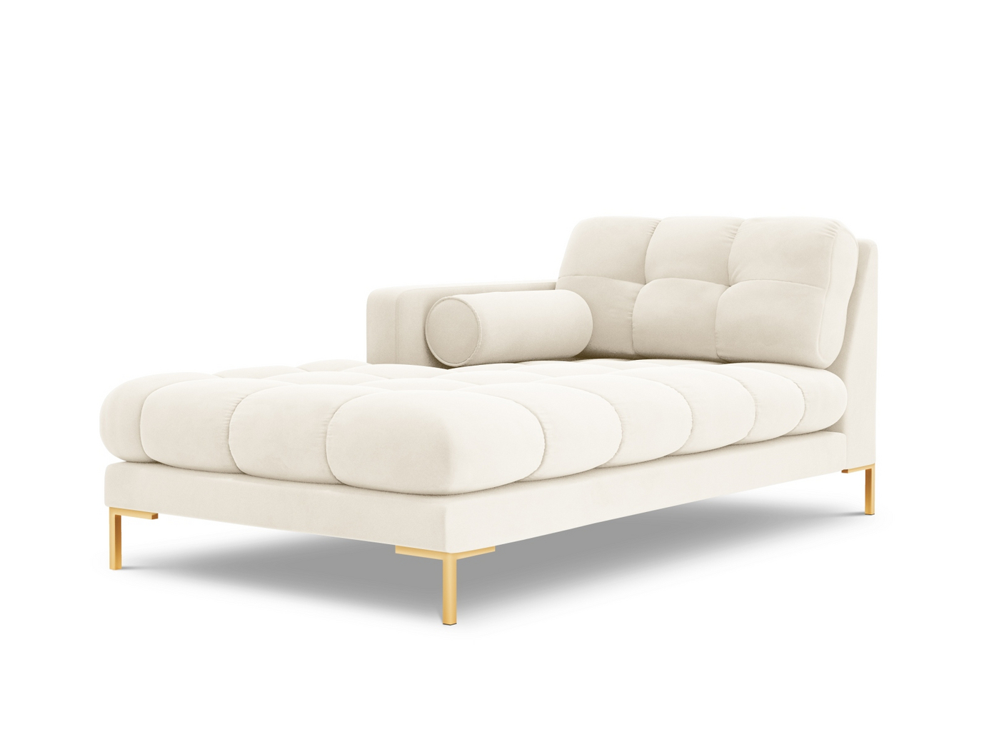 Cosmopolitan Design venstrevendt velourchaiselong, 