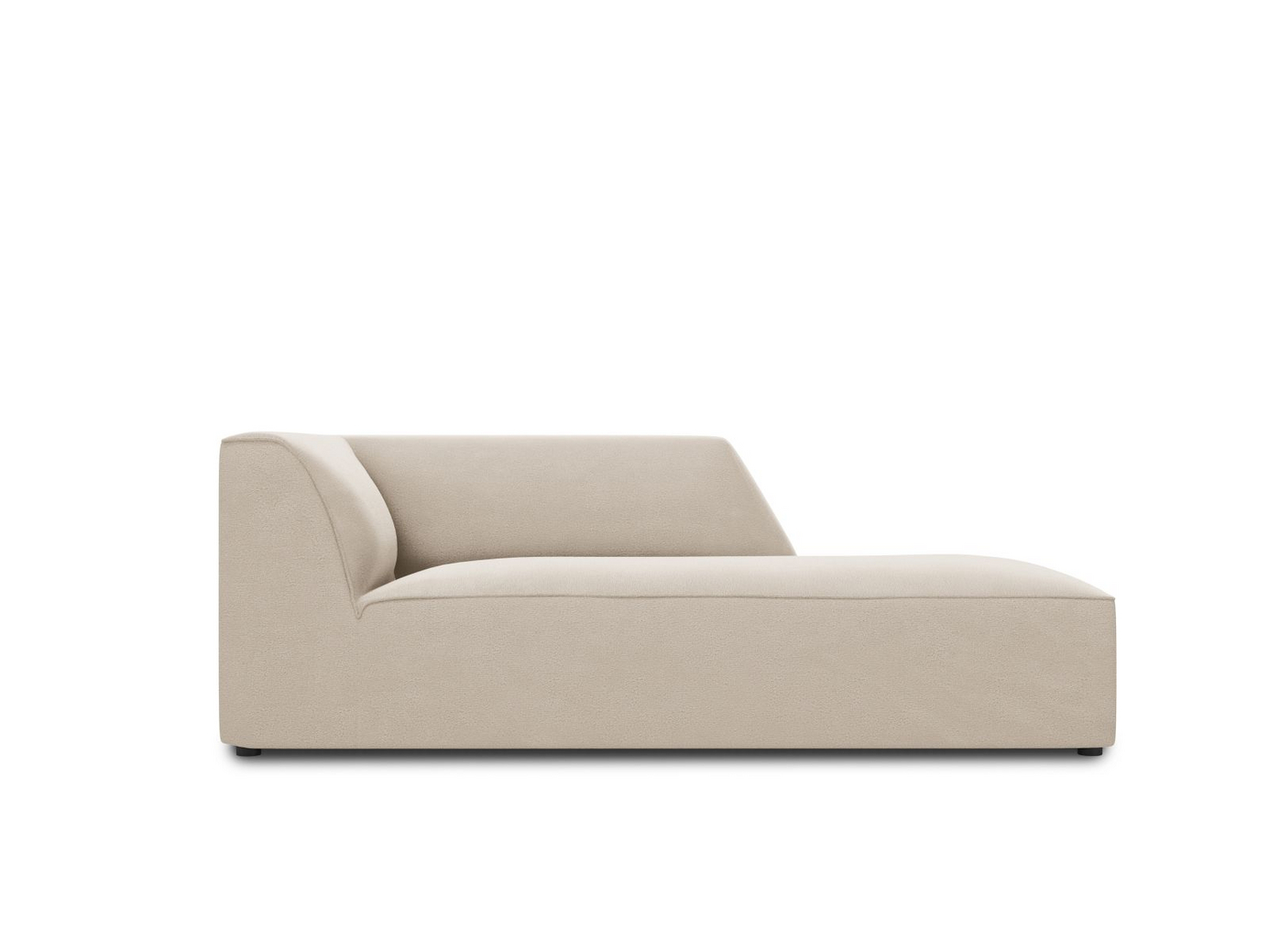 Cosmopolitan Design højrevendt velourchaiselong, 