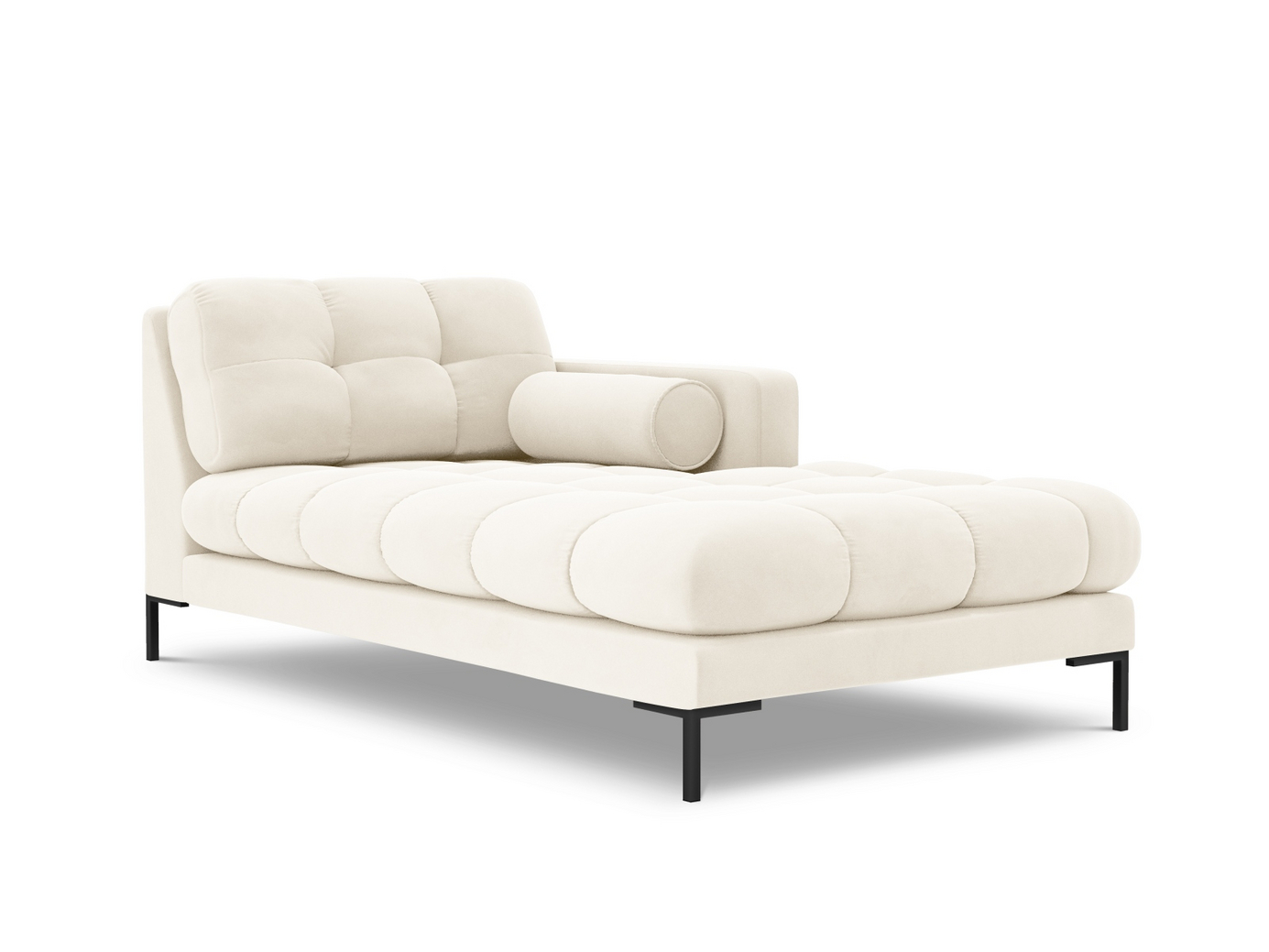 Cosmopolitan Design højrevendt velourchaiselong, 