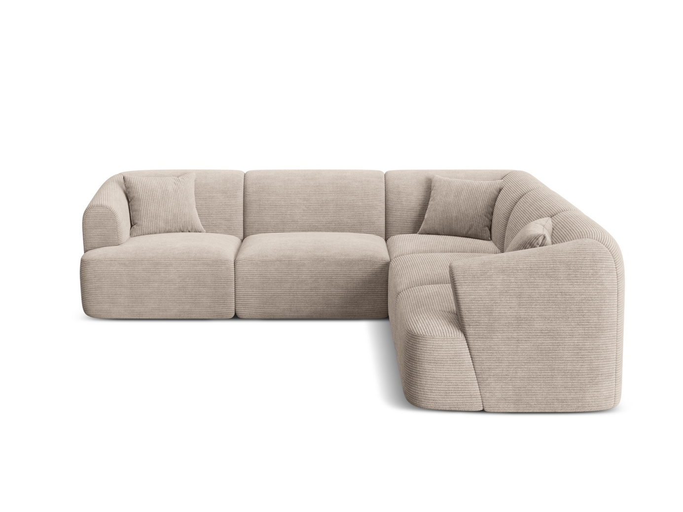 Cosmopolitan Design symmetrisk modulhjørnesofa, 