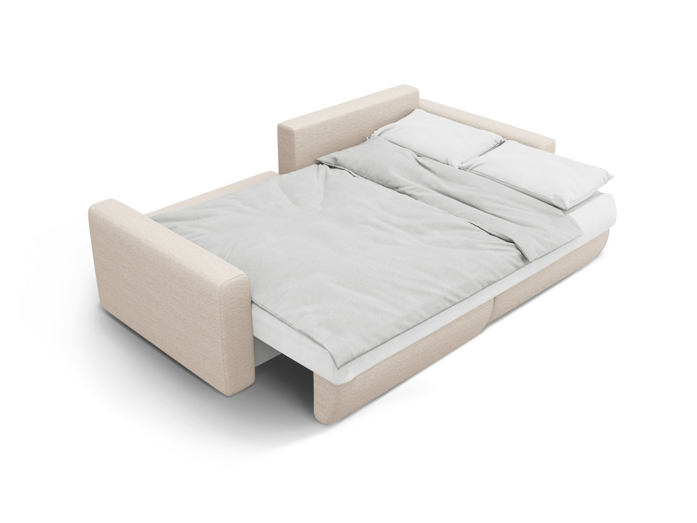 Cosmopolitan Design vendbar hjørnesovesofa med opbevaring, "Belfast", 3-personers, 240 × 149 × 84 cm, Heritage, sorte plastben
