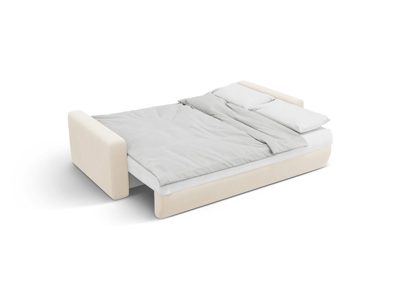 Cosmopolitan Design vendbar velourhjørnesovesofa med opbevaring, "Belfast", 3-personers, 240 × 149 × 84 cm, Magic Velvet, sorte plastben