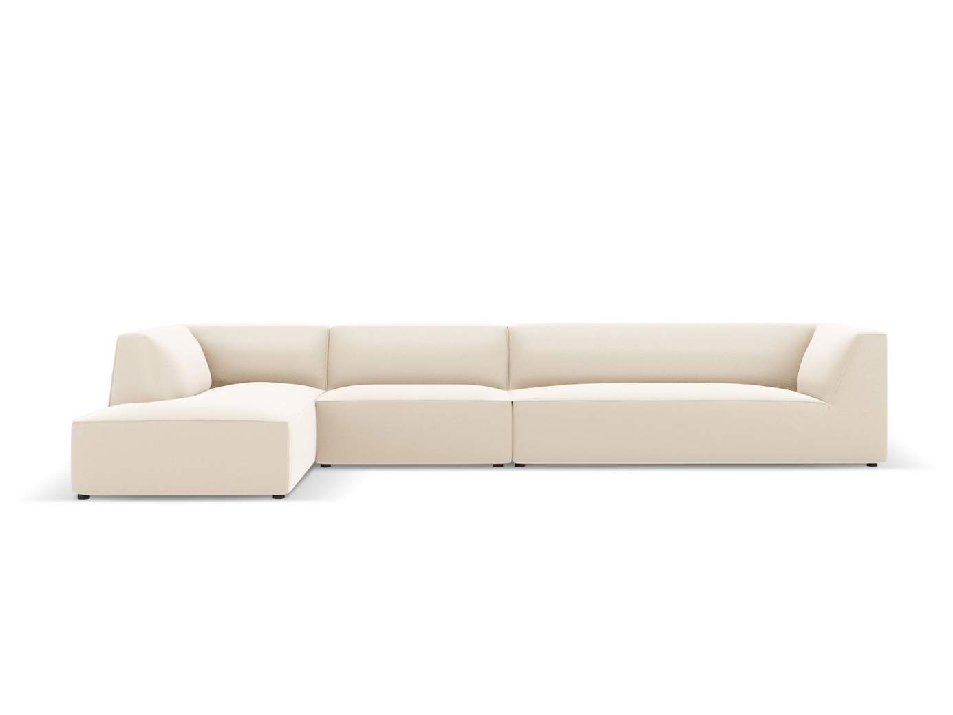 Cosmopolitan Design venstrevendt kunstlædermodulhjørnesofa, 