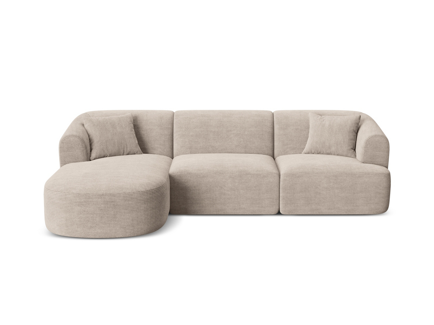 Cosmopolitan Design venstrevendt modulhjørnesofa, 