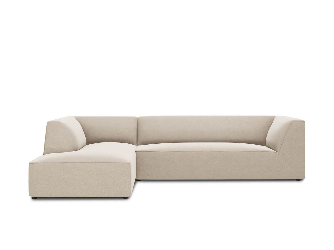 Cosmopolitan Design venstrevendt velourmodulhjørnesofa, 