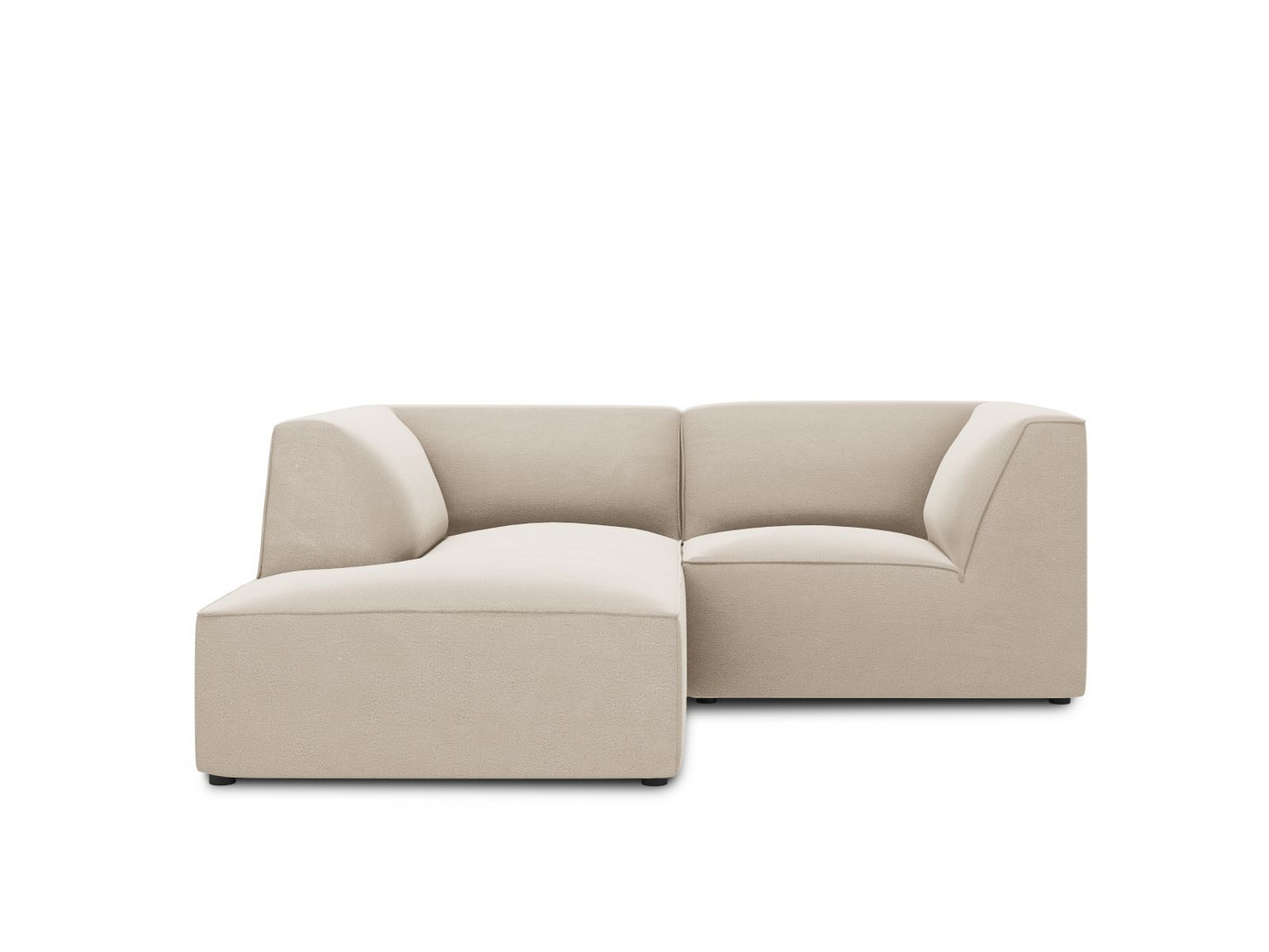 Cosmopolitan Design venstrevendt velourmodulhjørnesofa, 