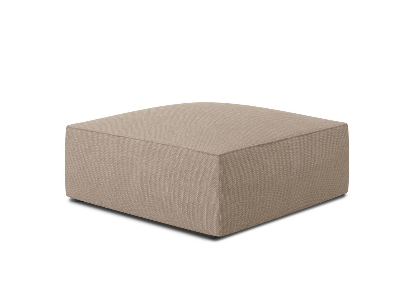 Cosmopolitan Design puf, "Siena", 1-personers, 93 × 93 × 40 cm, Ottawa, sorte plastben