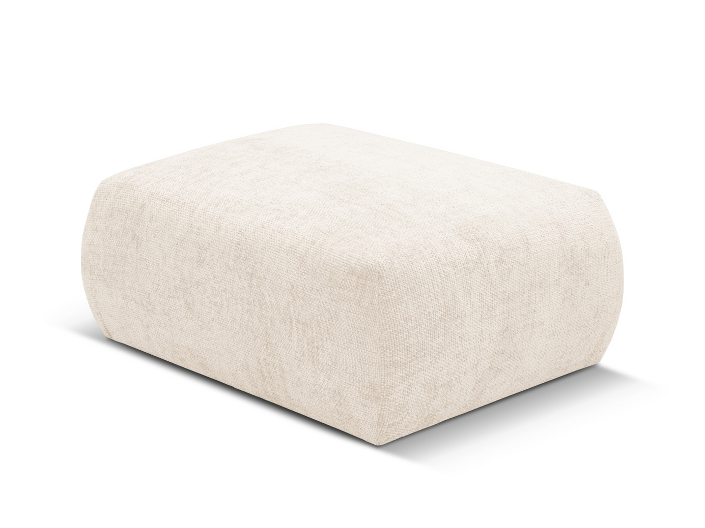 Cosmopolitan Design puf, "Matera", 1-personers, 86 × 68 × 40 cm, Haga, sorte plastben