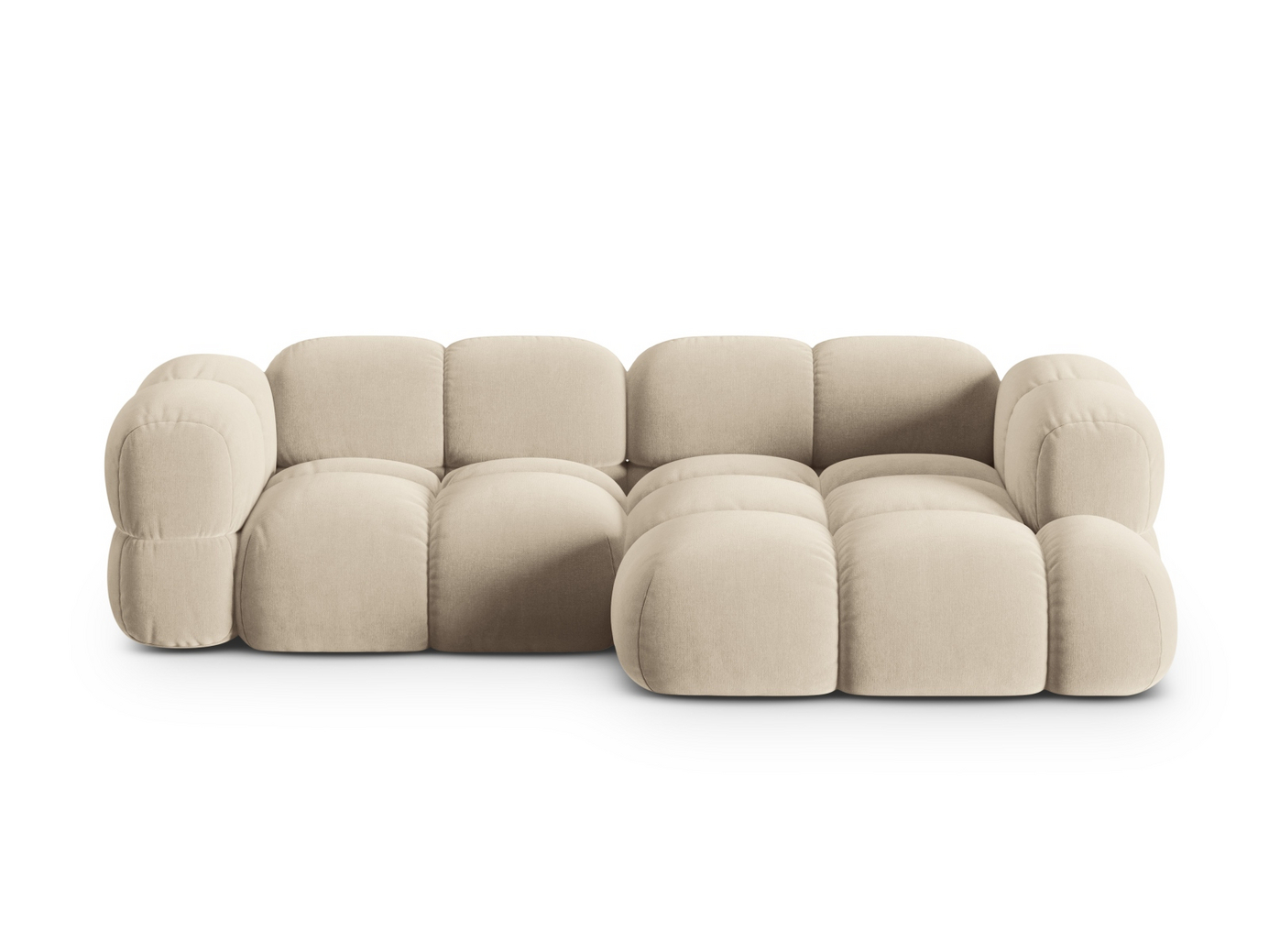 Cosmopolitan Design højrevendt velourhjørnesofa, 