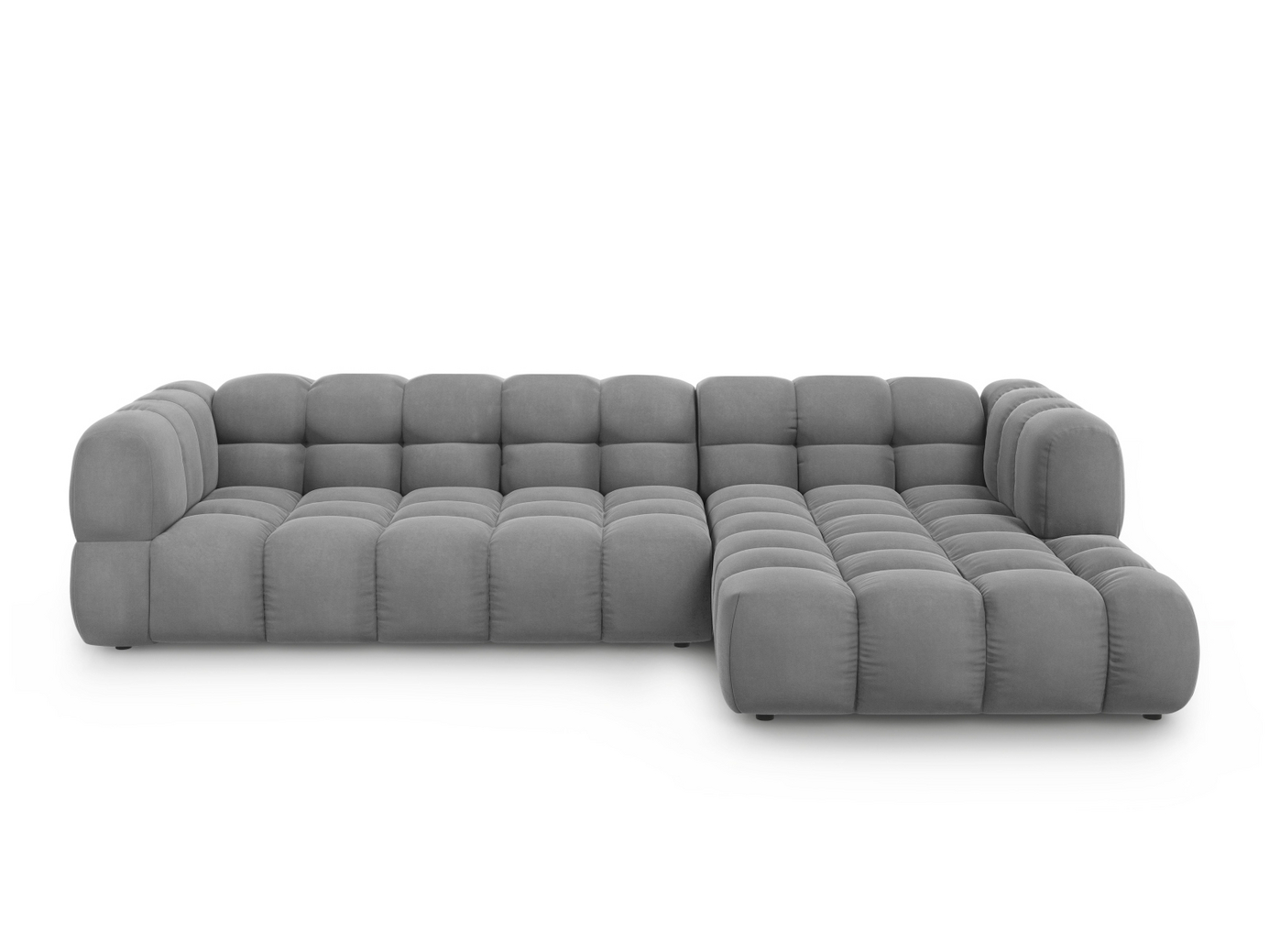 Cosmopolitan Design højrevendt velourmodulhjørnesofa, 