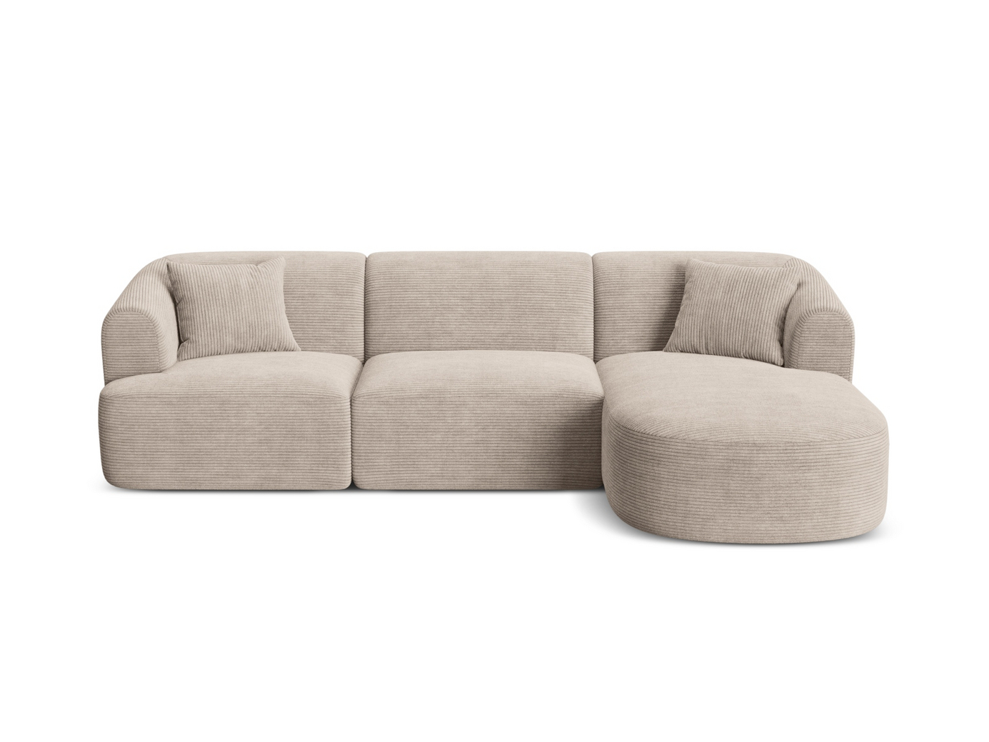 Cosmopolitan Design højrevendt modulhjørnesofa, 