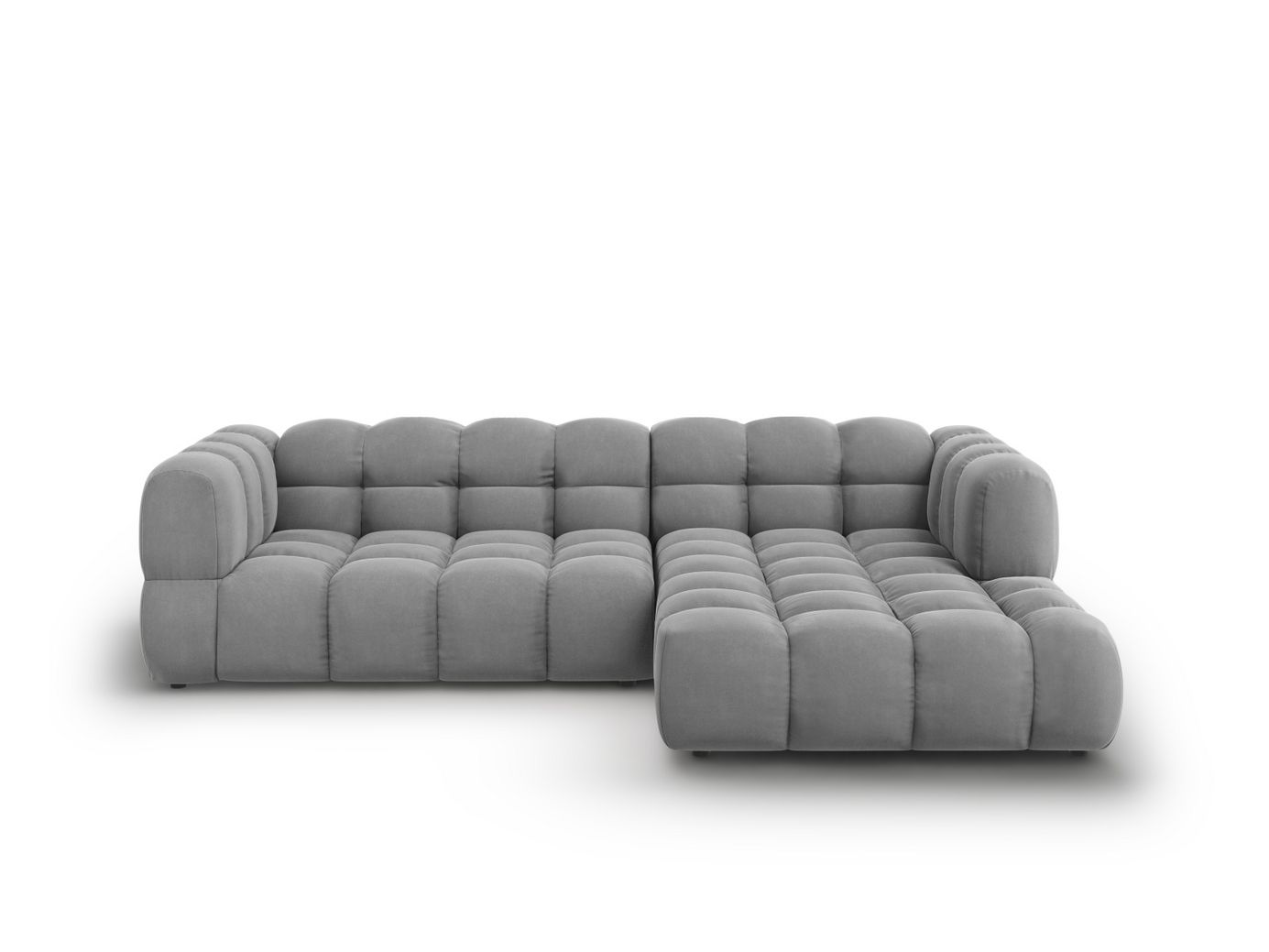 Cosmopolitan Design højrevendt velourmodulhjørnesofa, 