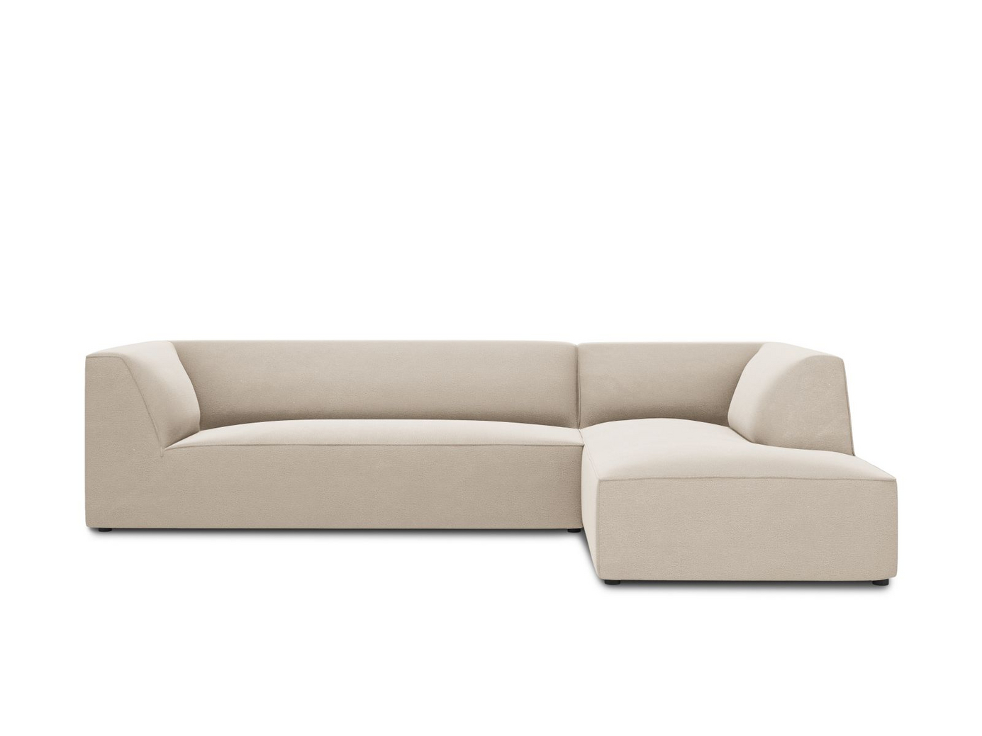 Cosmopolitan Design højrevendt velourmodulhjørnesofa, 