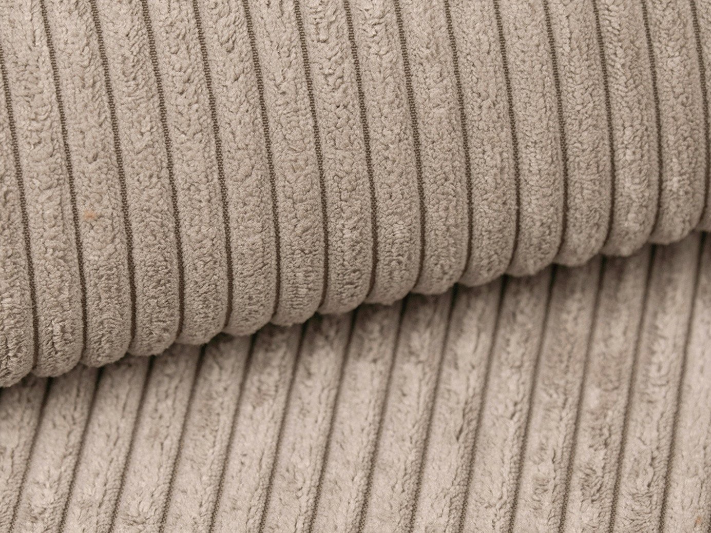 Cosmopolitan Design højrevendt modulhjørnesofa, "Campi", 3-personers, 180 × 156 × 70 cm, Lincoln, sorte plastben