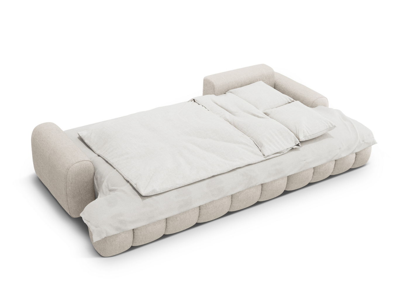 Cosmopolitan Design højrevendt hjørnesovesofa med opbevaring, "Linz", 3-personers, 275 × 142 × 84 cm, Sorella, sorte plastben, Variant RCF_193
