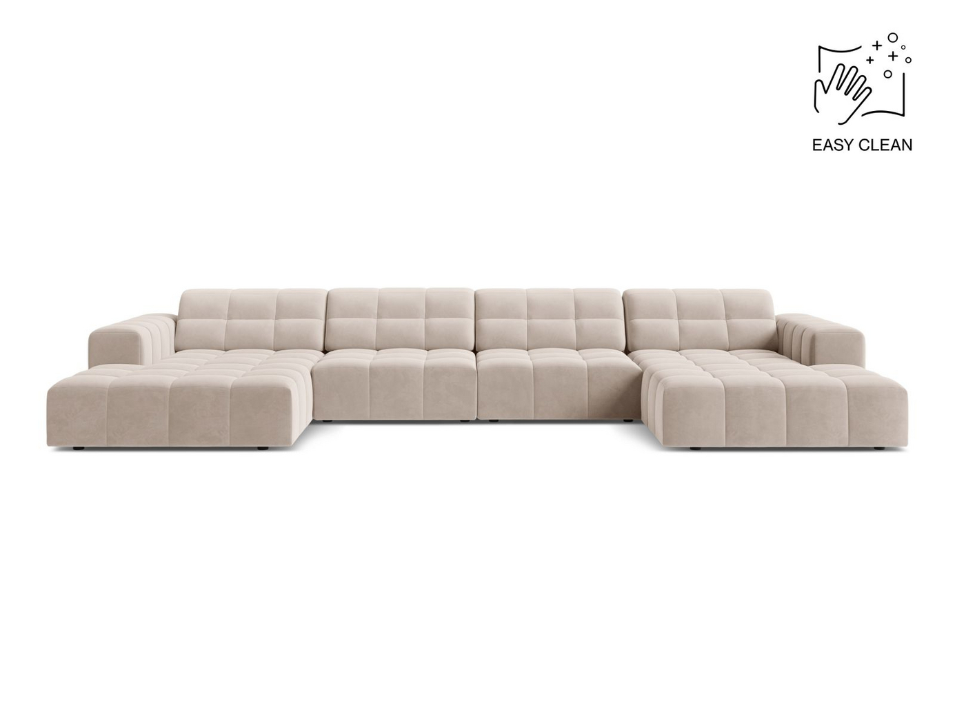 Cosmopolitan Design velourpanoramasofa, 
