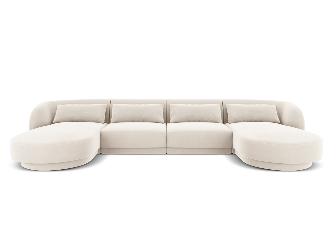 Cosmopolitan Design velourpanoramasofa, 
