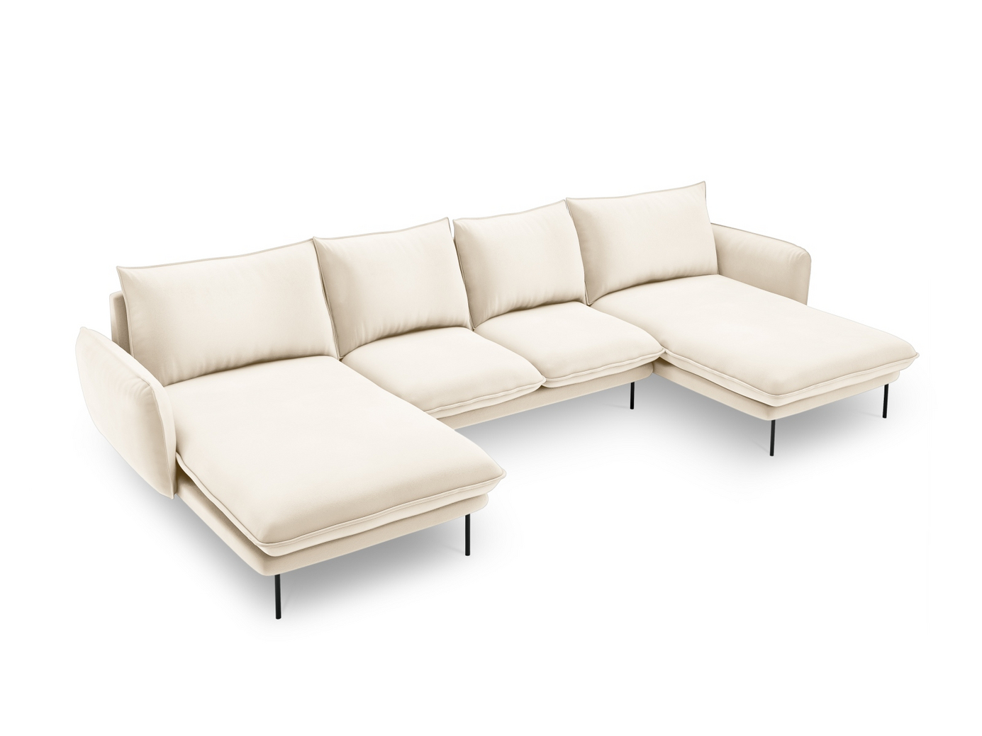 Cosmopolitan Design velourpanoramasofa, 